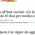 Pochi vaccini, anche Corriere.it titola: “Solo dieci dosi per medico di famiglia”
