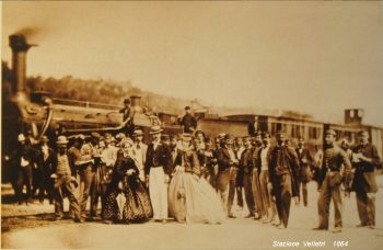 La stazione ferroviaria di Velletri nel 1862