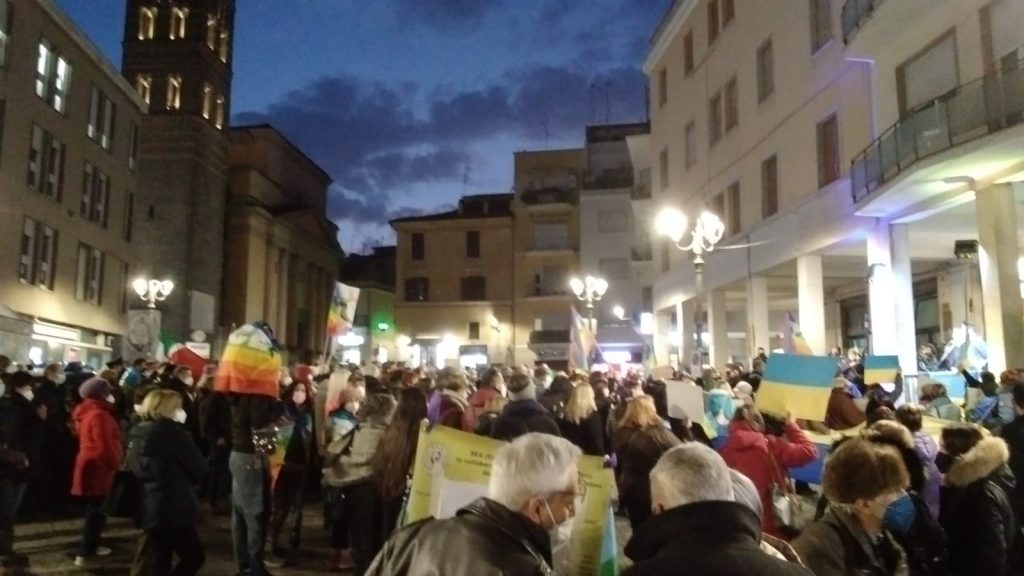 velletri manifestazione ucraina piazza cairoli