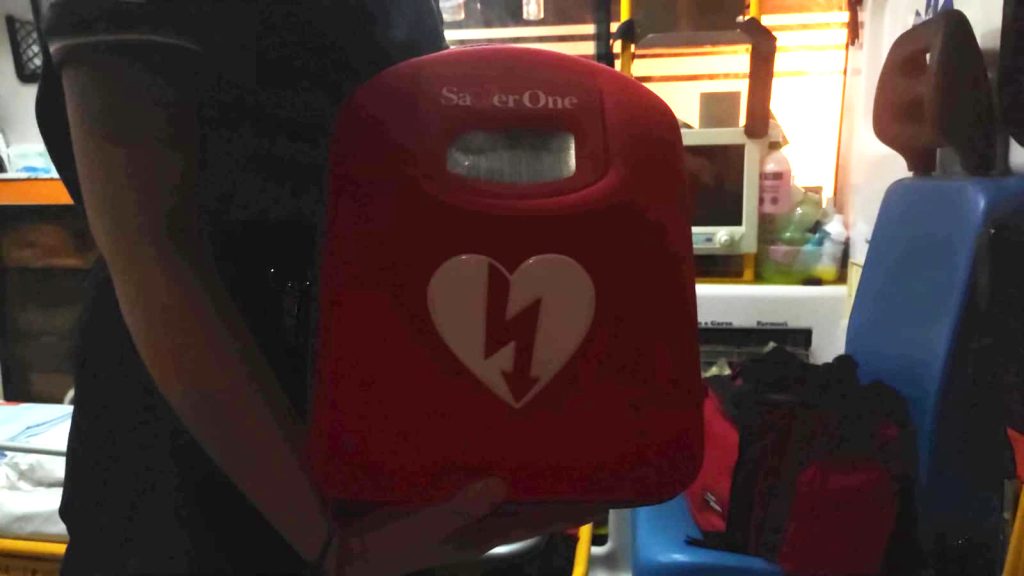 defibrillatore protezione civile santarsiero lariano