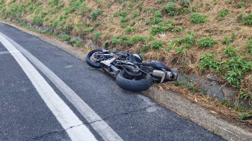 moto incidente giovane lariano a velletri