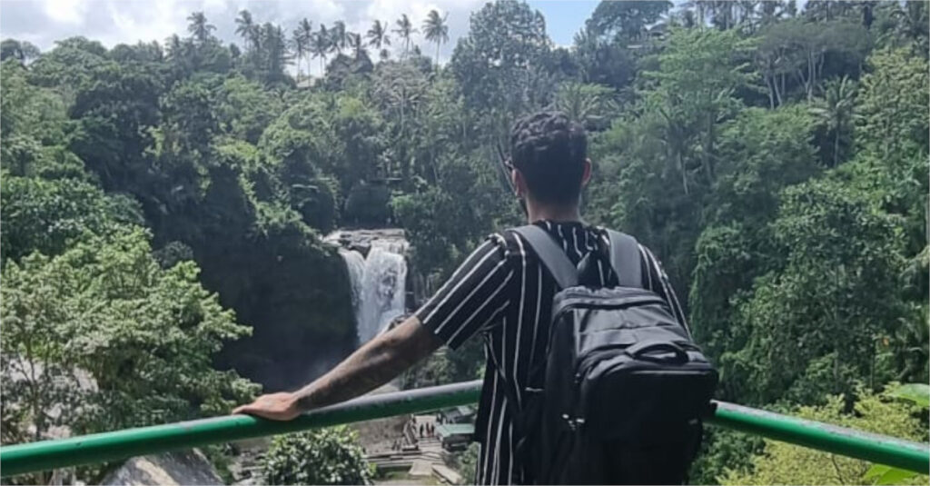 La cascata di Tegenungan bali