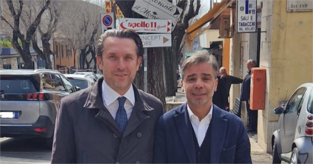 Ascanio Cascella e Tony Bruognolo a Velletri