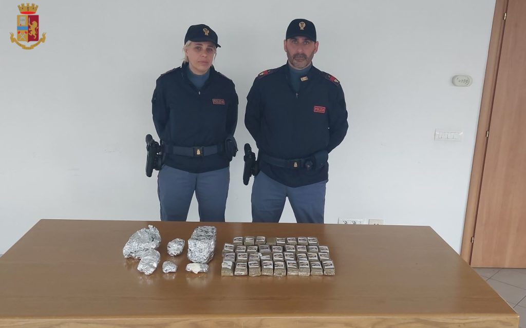 polizia colleferro arresto droga