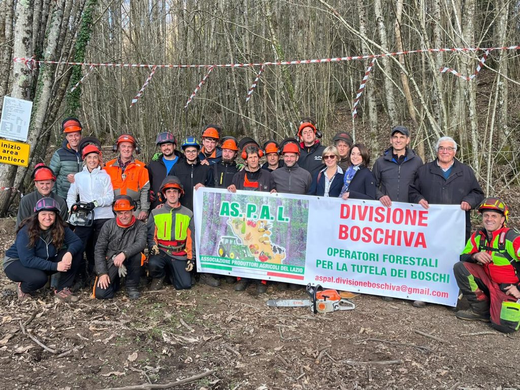 operatori forestali divisione boschiva aspal boschi lariano velletri castelli romani